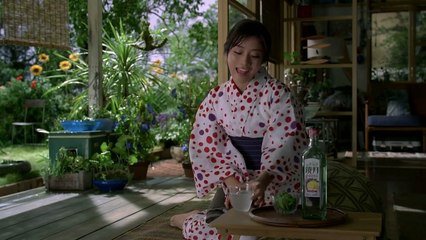 ふんわり鏡月 『夏・夕立あがって』篇 30秒 石原さとみ サントリー CM