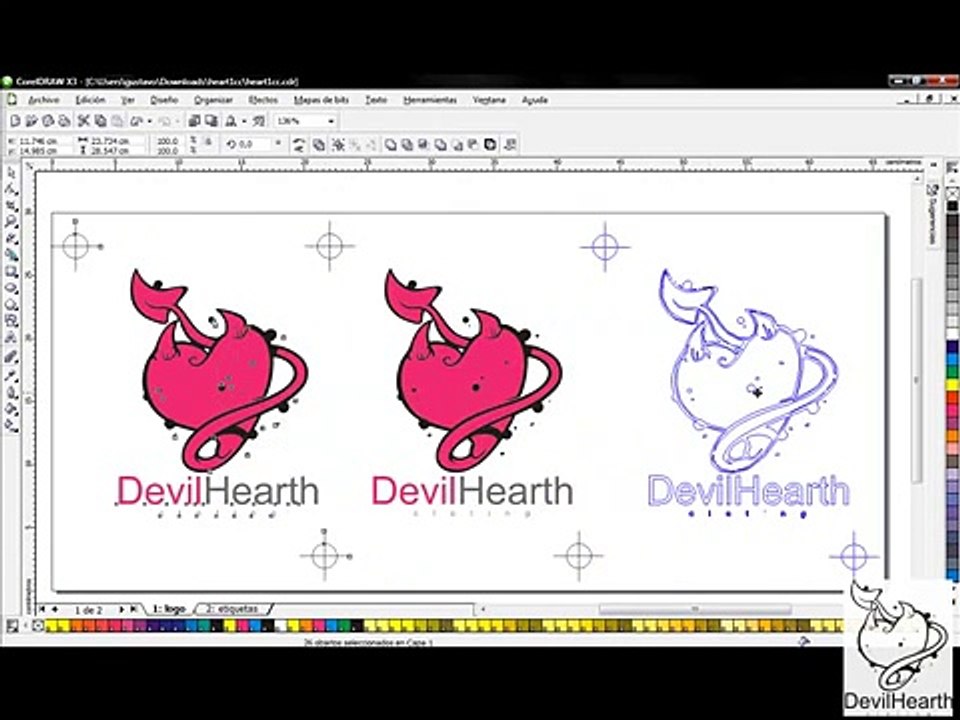 Separacion de colores planos corel draw