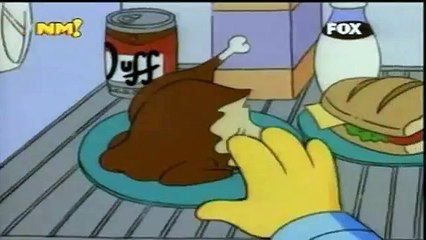 VAYA VAYA TERMINASTE DE COMER SIMPSON