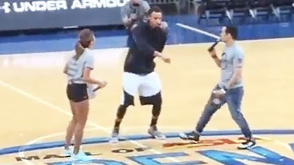 Stephen Curry Does the Nae Nae, Throws Down Reverse Slam in Manila