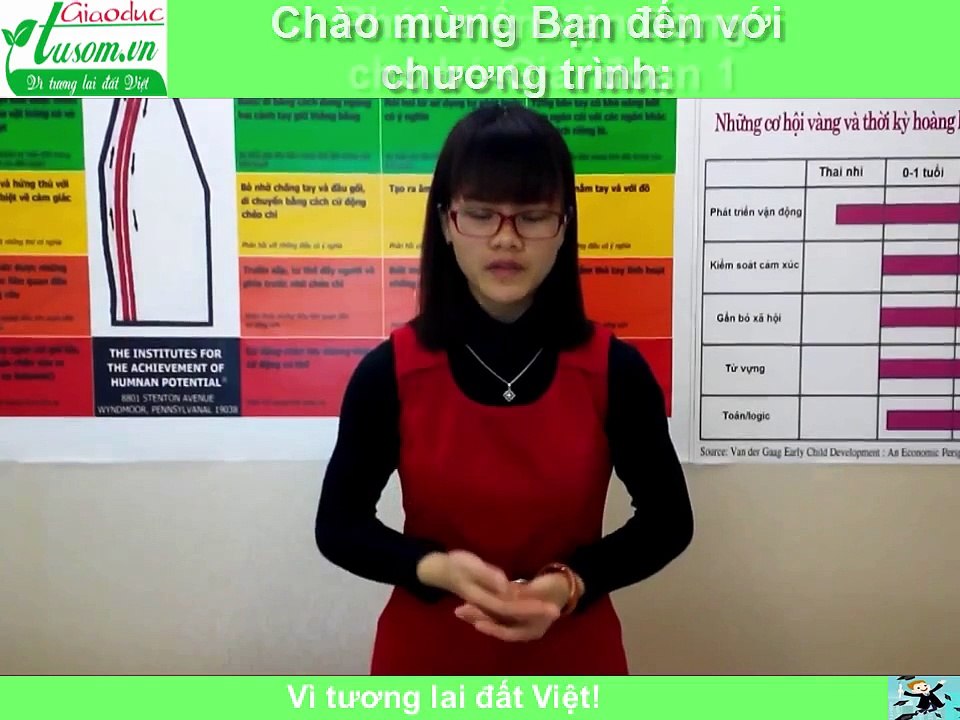 Bài 6 - Chương trình phát triển vận động Glenn Doman - Giai đoạn 1