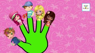 STRAWBERRY SHORTCAKE Finger Family Cartoon Animation Nursery Rhymes For Children Babies