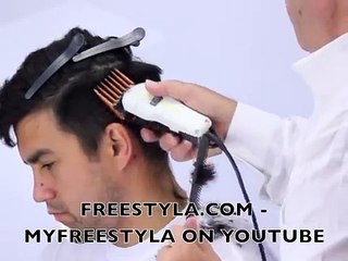 How to cut your boyfriend's hair, latest style with clippers and Freestyla.