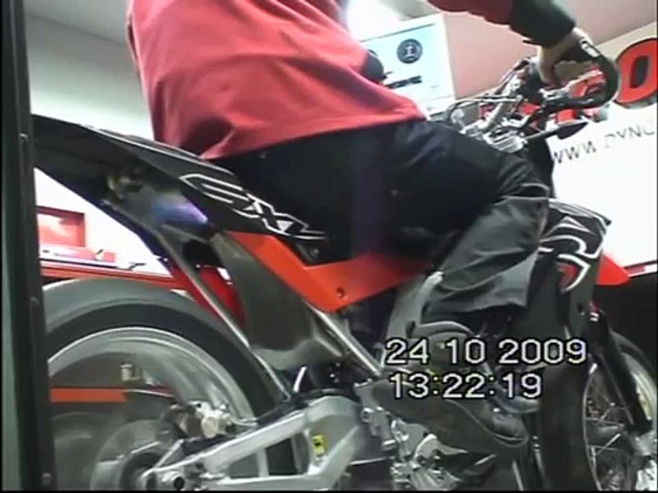 aprilia sxv 550 testrun, arrow titanium exaust & vdb mapping