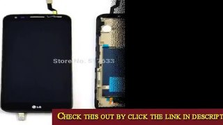 Black LCD Display Touch Screen Digitizer Assembly +frame+tools for LG Optimus G2 VS98