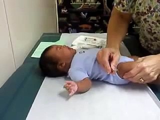 Baby Aaron Getting His Shots