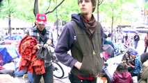 Tour of Zuccotti Park by Occupy Wall St. participants