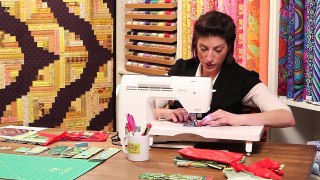 Quilty: How to make a Curved Log Cabin Quilt Block