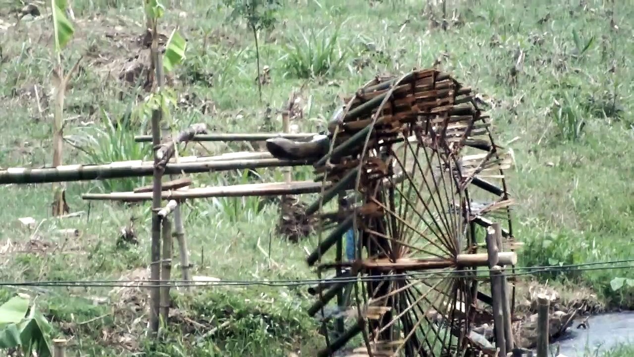 Water wheel in Vietnam