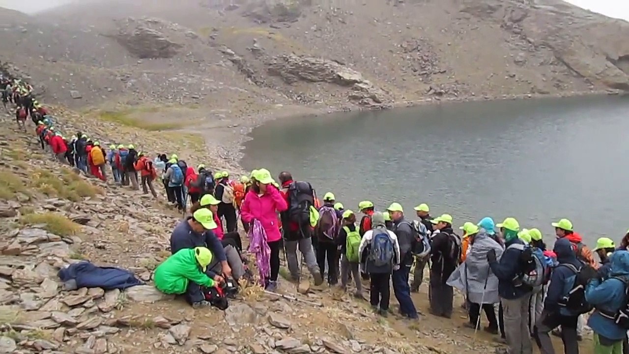 Cadena Humana al Refugio Elorrieta.