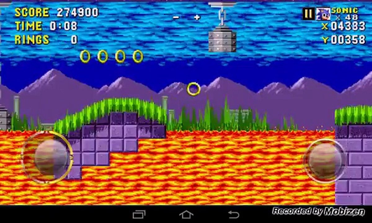 Game breaking Sonic 1 WEIRD SU9ER SONIC GLITCH