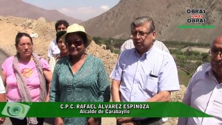 Alcalde inspeccionó avances de obras de la Carretera Carabayllo Canta