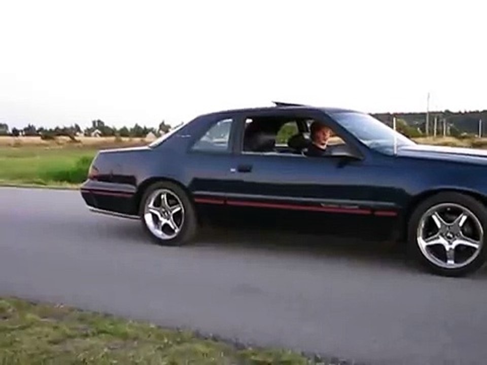 Thunderbird Turbocoupe burn out