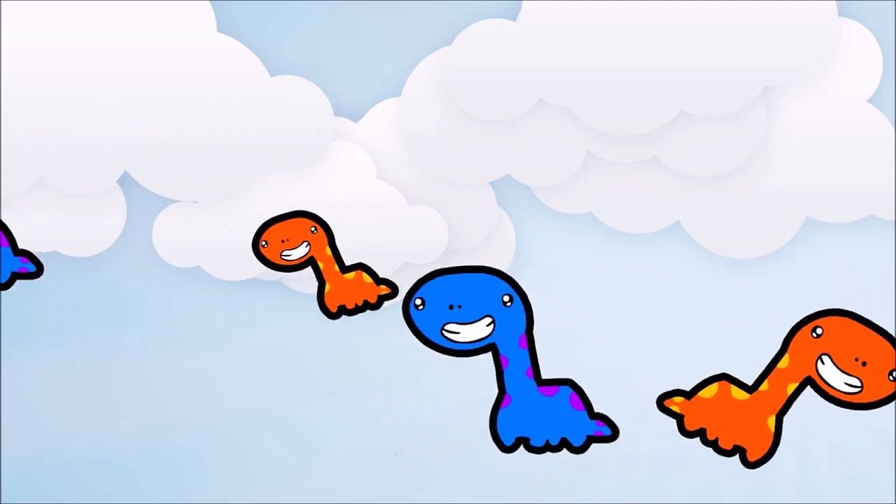 Dinosaurs of Many Colors for Learning Colors