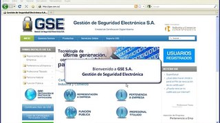 Manual para la Instalación de Certificado Digital GSE por Software