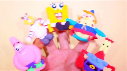 Finger Family | Play Doh Spongebob Squarepants Finger Family Nursery Rhyme Song