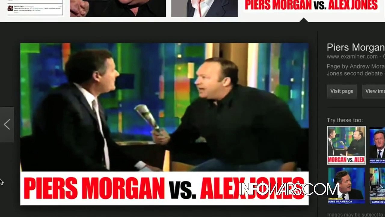Piers Morgan Scared To Fight Alex Jones