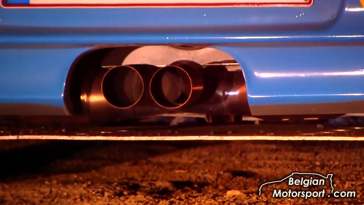 4x loud Porsche 997 GT3 at Spa Rally 2015 (pure sounds)