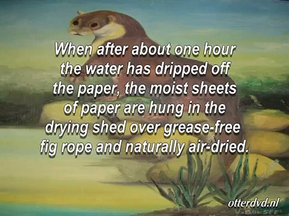 This is how paper is made in a wind powered paper mill part 2