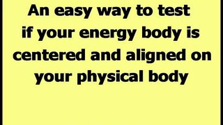 Tai Chi, test if your energy body is aligned with your physical body Fabio Martella