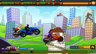 Spiderman Game Spidy Racer Spider Man Sandman and Black Spiderman Race Game