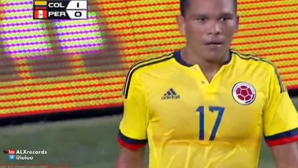 Carlos Bacca Goal Colombia 1 - 0 Peru (Friendly) 2015