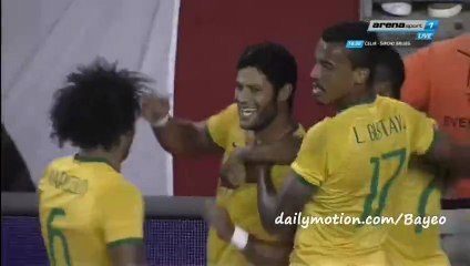 Goal Hulk - USA 0-1 Brazil - 09-09-2015 Friendly Match