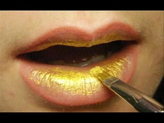 Funky Multi-colored Red Lips