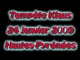 Tempête Klaus 24 janvier 2009