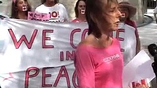 CODEPINK/Medea Benjamin Press Conference at Canadian Embassy