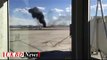 British Airways plane bursts into flames on the runway at Las Vegas airport