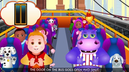 Wheels On The Bus  - New York City  - Popular Nursery Rhyme by ChuChu TV