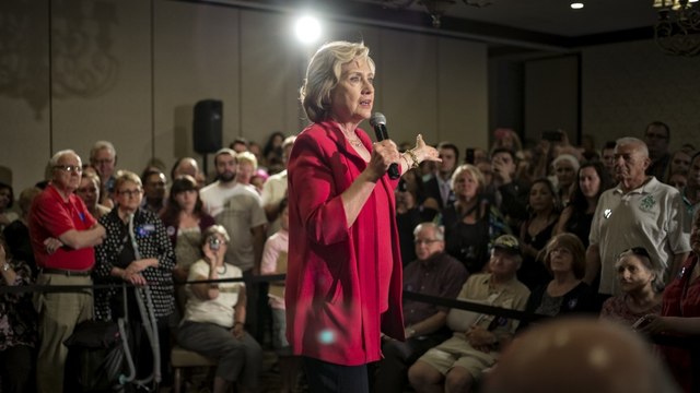 Clinton's evolving stance on her private e-mail server