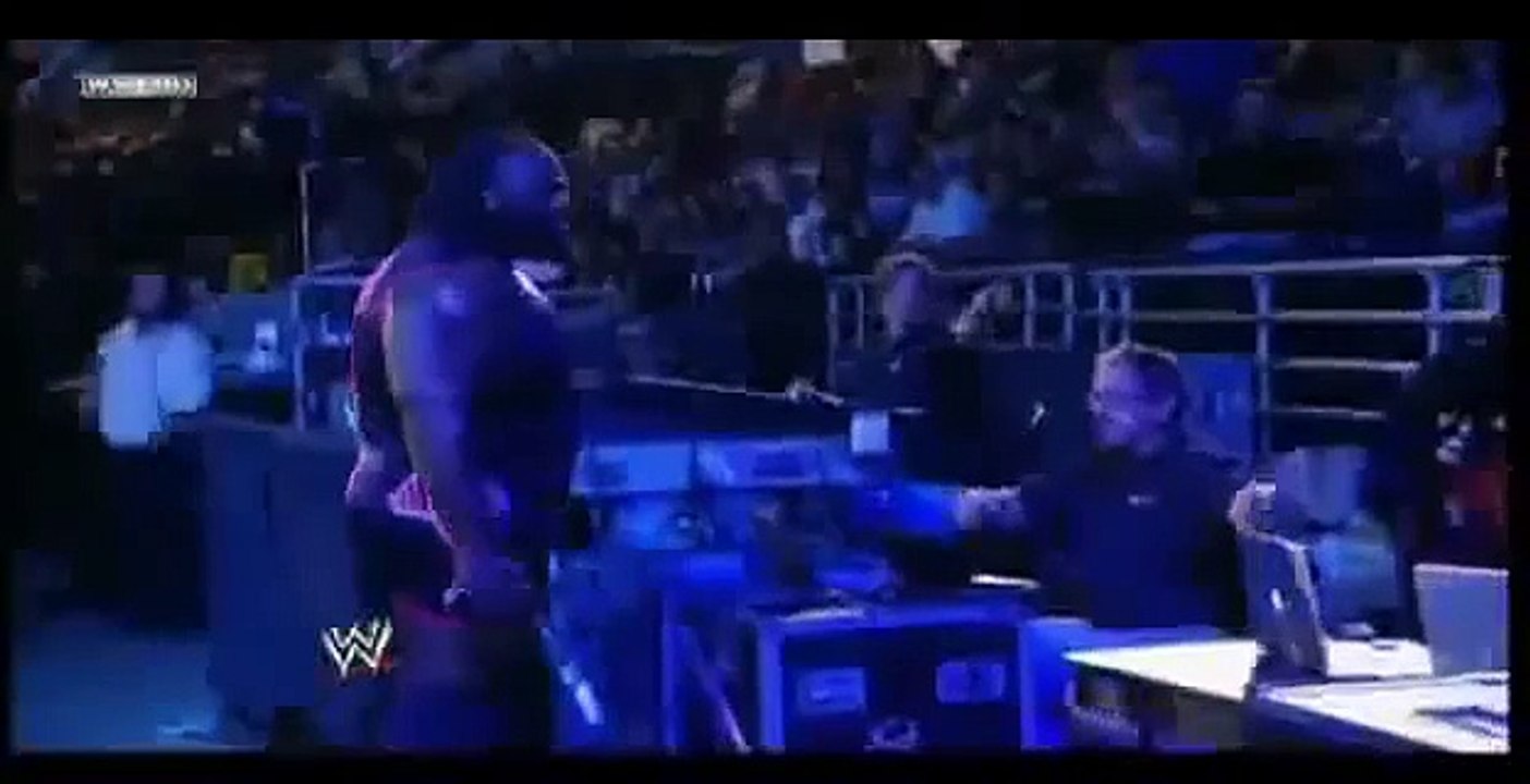 Mark Henry Kills A WWE Technition Smackdown 7/1/11