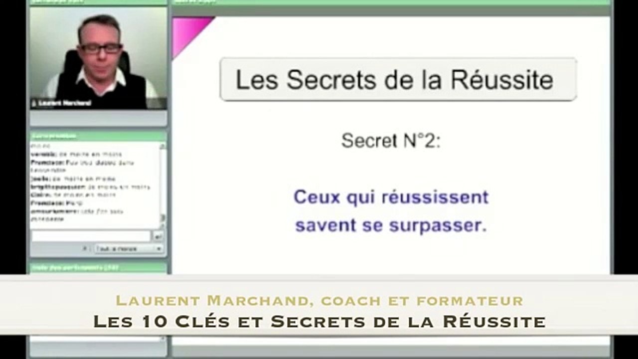 10 clés et secrets de la réussite - Cours de développement personnel