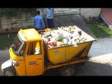 Piaggio Ape three wheeler Dumper for garbage disposal of municipalities.