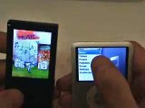 Samsung YP-T10 vs New iPod nano : Video Comparison