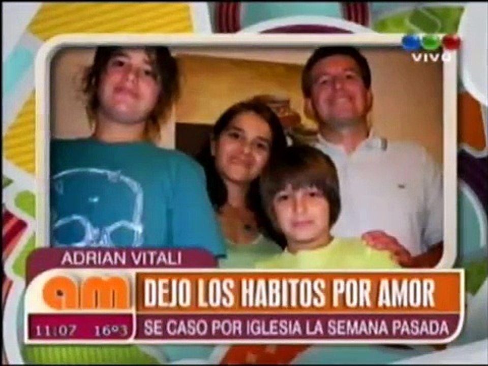 ADRIÁN VITALI, EL CURA CASADO EN "AM" (TELEFÉ)
