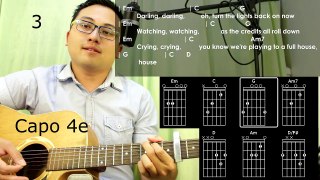 Stole The Show - Kygo - Parson James - tuto guitar lesson accord tab chord sans speech