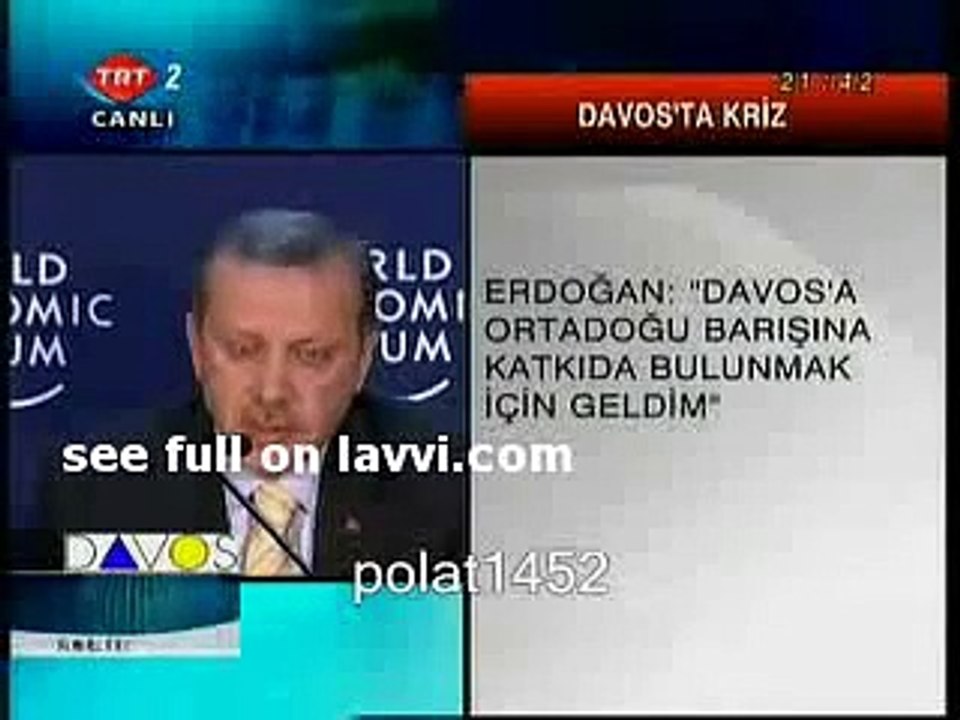 RECEP TAYYIP ERDOGAN DAVOS ZIRVESINDEN SONRA BASIN TOPLANTISI KONUSMASI