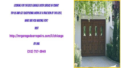 Garage Door Opener Repair Service in Chicago, IL