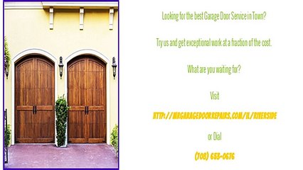 Garage Door Repair Experts in Riverside, IL