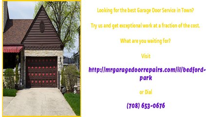 Bedford Park, IL Garage Door Repair Services