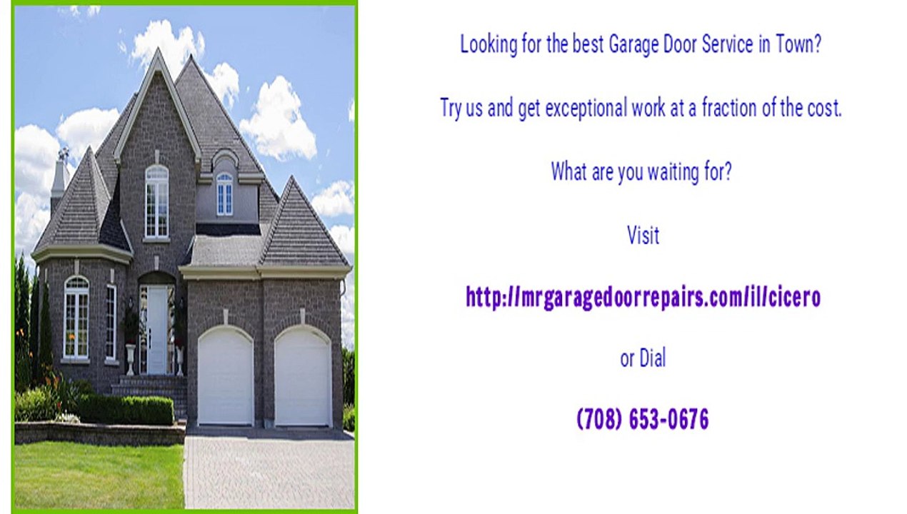 Garage Door Repair Experts in Cicero, IL