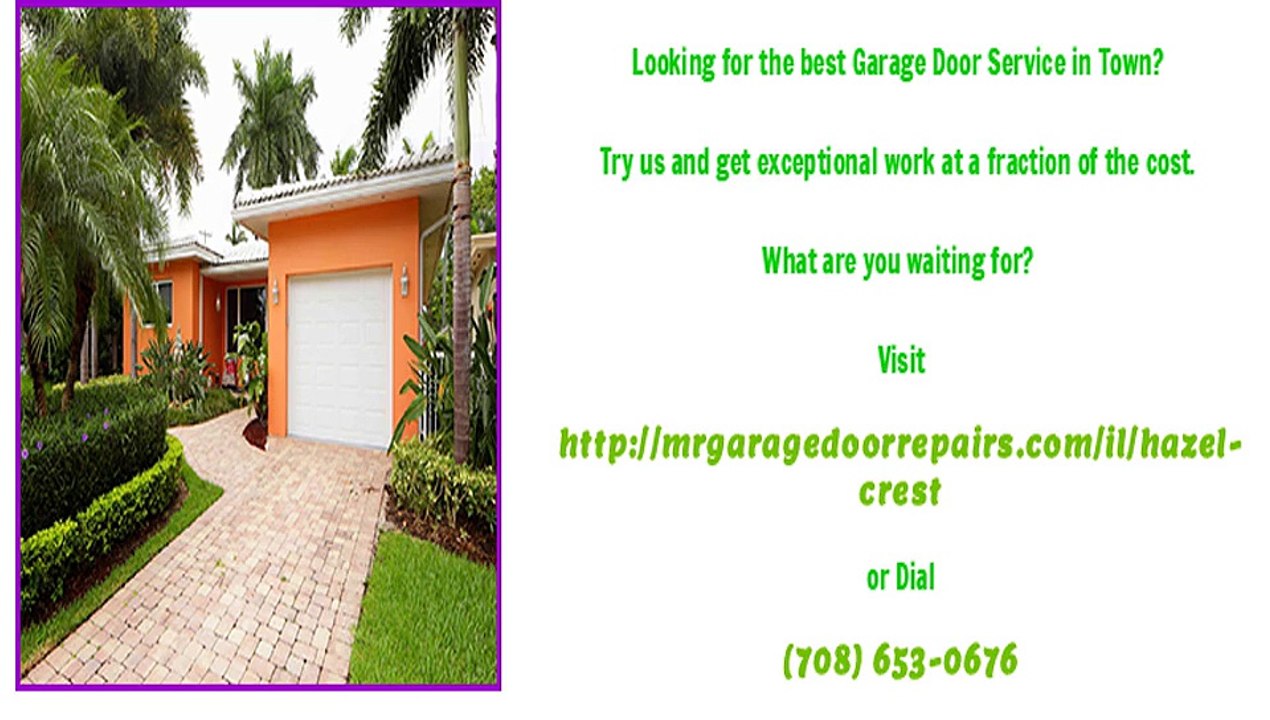 Garage Door Opener Repair Service in Hazel Crest, IL