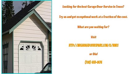 Garage Door Repair Experts in Hines, IL