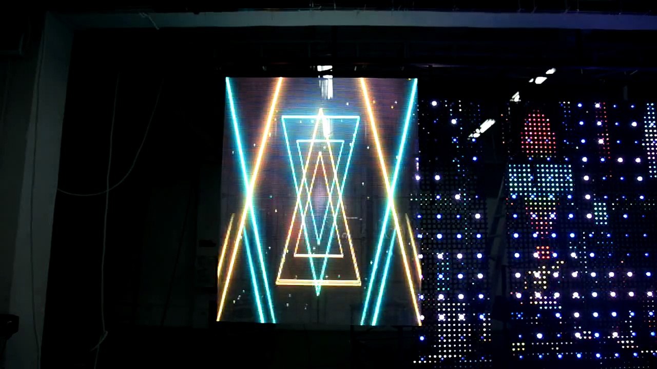 Transparent LED Display Glasses LED Screen p10 for windows facade