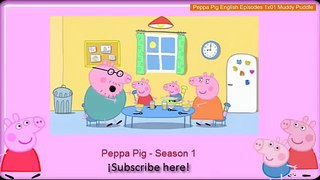Peppa Pig English Episodes 1x01 Muddy Puddle