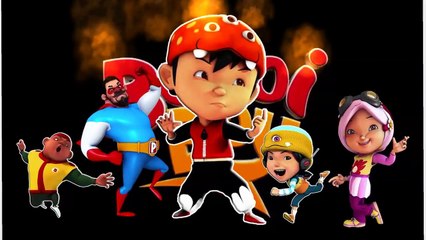 Boboi Boy Finger Family | Nursery Rhyme for Children | 4K Video