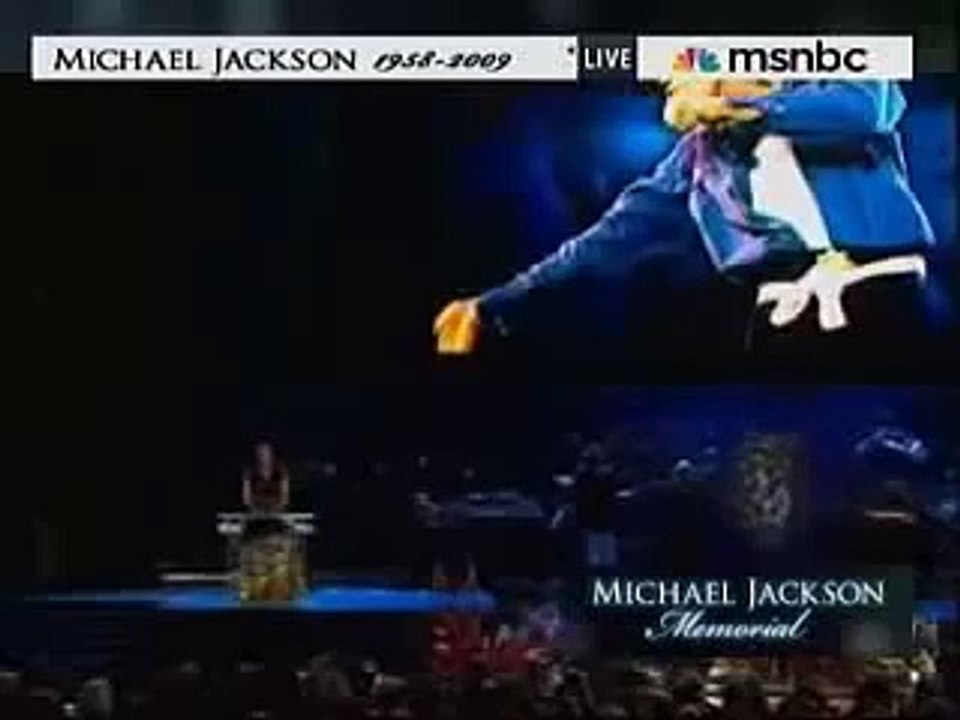 Michael Jackson Memorial Service Queen Latifah Reads Maya Angelou